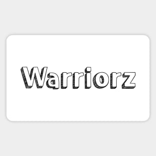 Warriorz // Typography Design Magnet